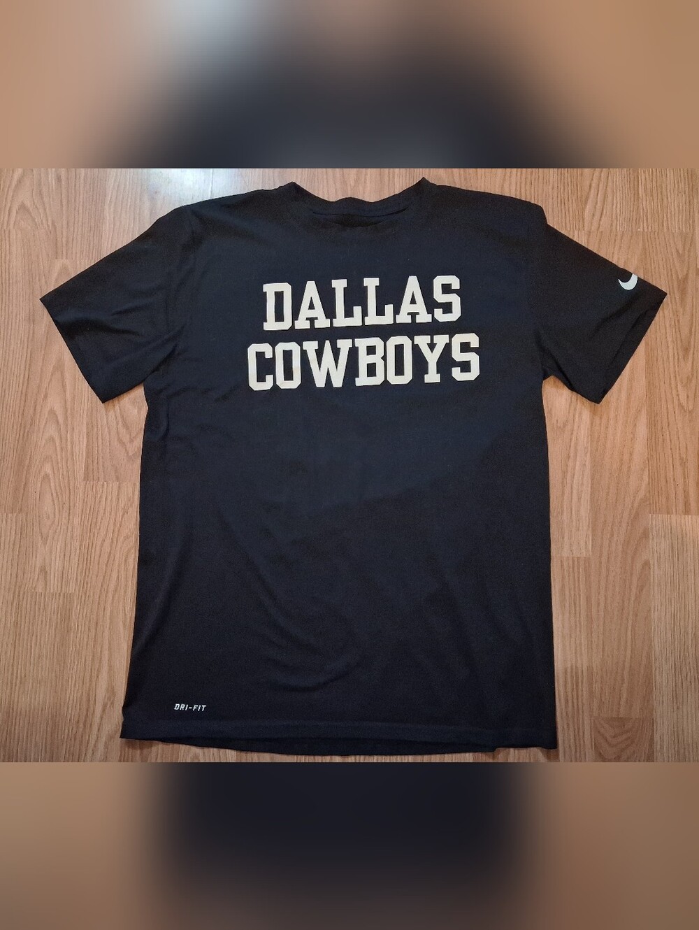 NIKE NFL Dallas Cowboys Dri-Fit Performance Tee. Men. Size Large.
